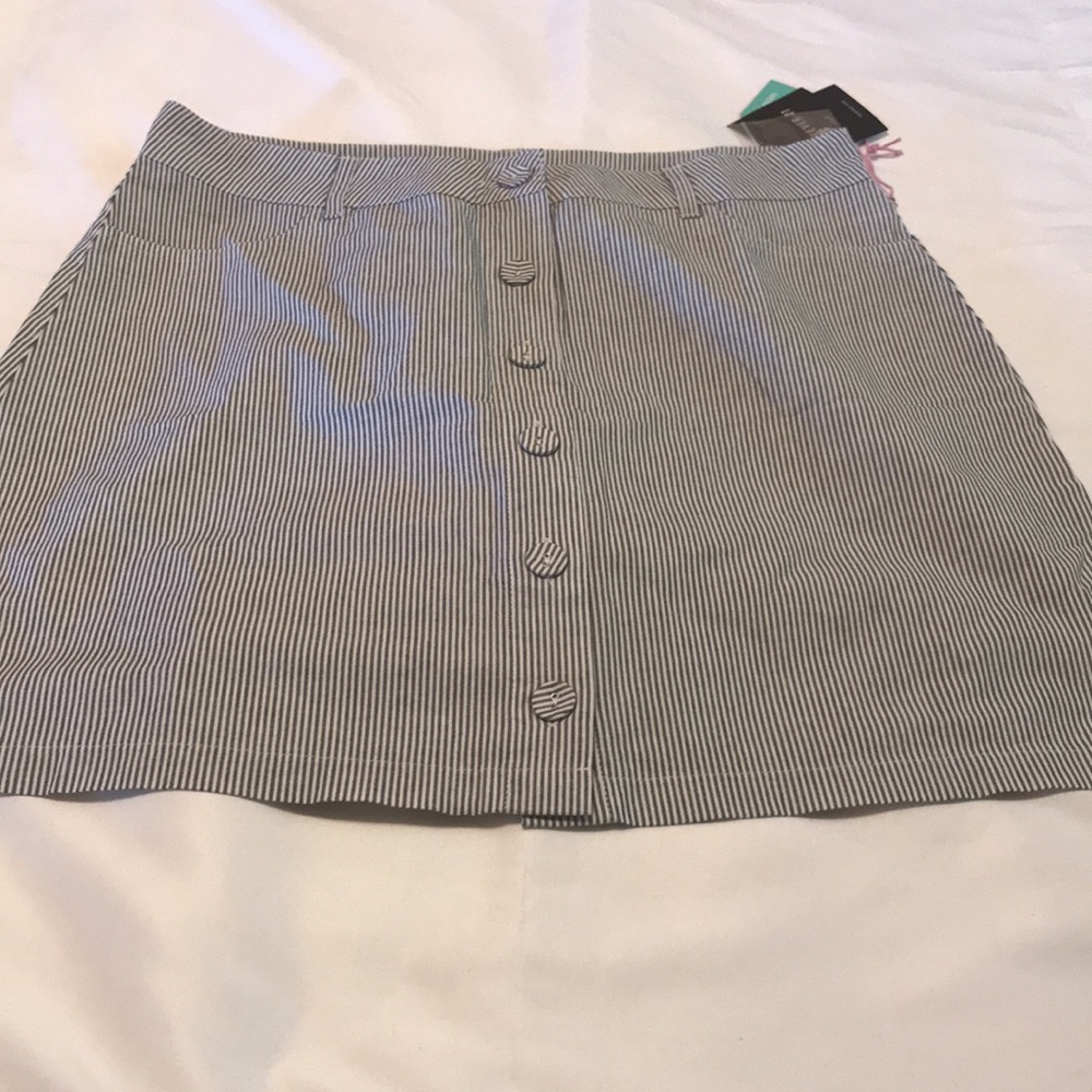 Forever 21 Stripe Mini Skirt